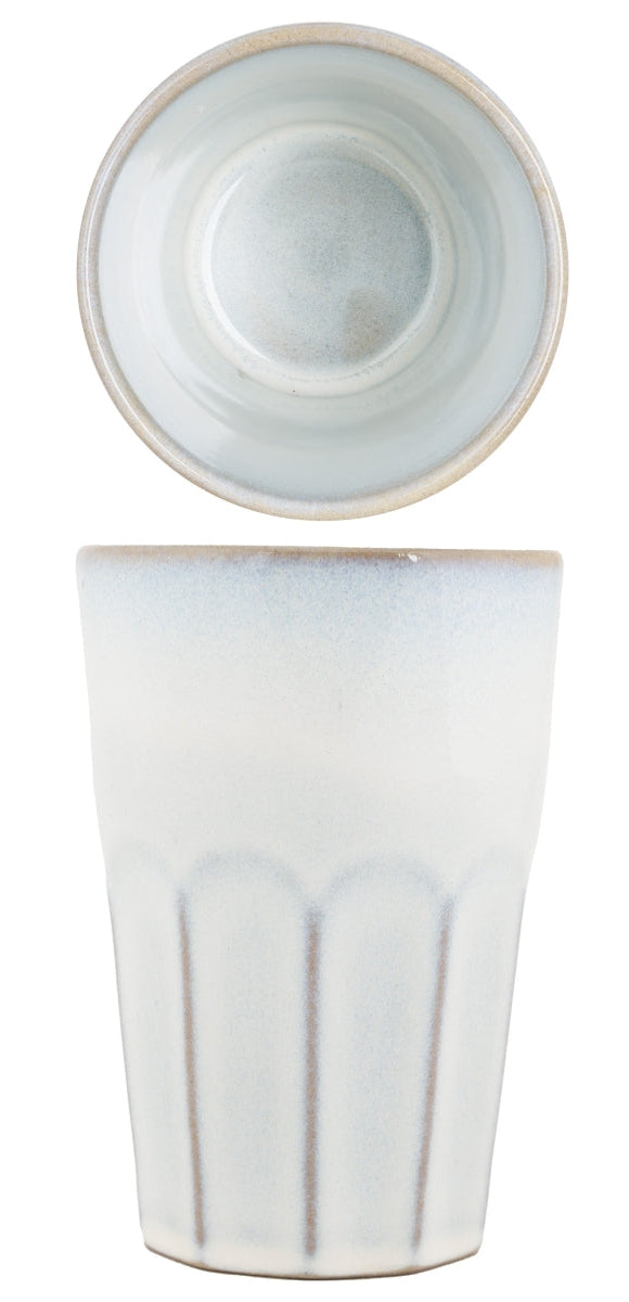 Cosy & Trendy Latte Macchiato Cups Bistro Vintage White 450 ml - 6 pieces