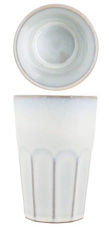 Cosy & Trendy Latte Macchiato Cups Bistro Vintage White 450 ml - 6 pieces