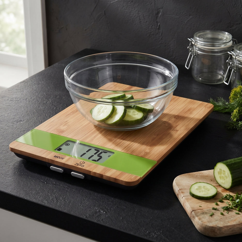 Cosy & Trendy Kitchen Scale Bamboo Green - Max. 5 kg