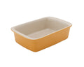 Cosy & Trendy Small Baking Dish / Serving Dish Stoneware Fontestic Amber Gold - 16 x 10 x 3.5 cm / 350 ml