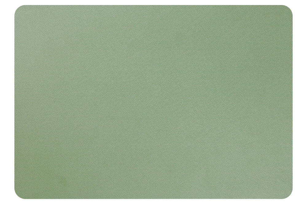 Cosy & Trendy Placemats Leather Look Basil 43 x 30 cm - 6 pieces