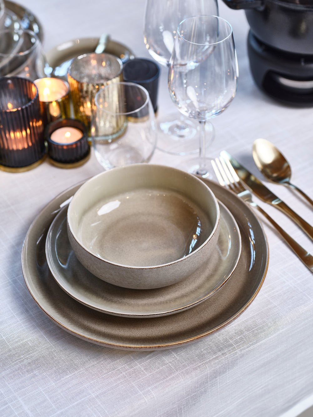 Cosy & Trendy Dinner Plates Forest ø 27 cm - 4 pieces