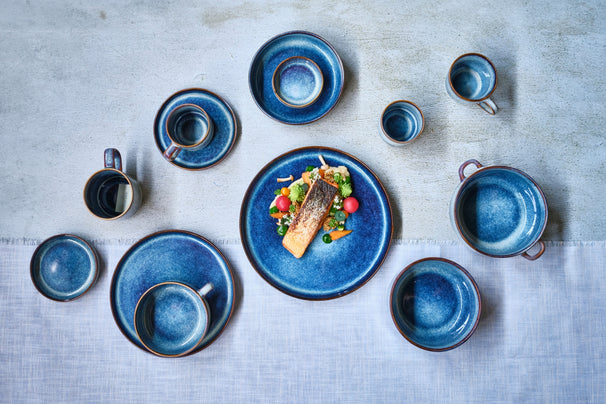 Cosy & Trendy Soup Bowls / Bowls Jade indigo ø 15 cm - 4 pieces