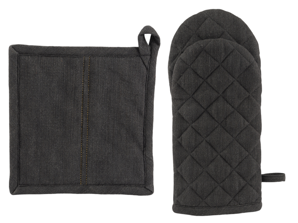 Set manopla y agarradera para horno Cosy & Trendy D'nim 2 piezas