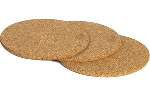 Cosy & Trendy Salvamanteles - Corcho - ø 20 cm - 3 piezas