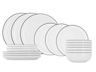 Juego de vajilla Cosy & Trendy Renee 18 piezas / 6 personas - 6 platos de cena, 6 platos de desayuno y 6 cuencos