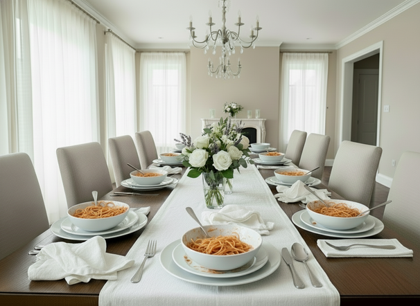 Juego de vajilla Cosy & Trendy Toulouse 18 piezas / 6 personas - 6 platos para cena, 6 platos para desayuno y 6 platos hondos