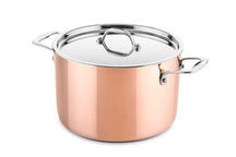 DUCQ Pannenset - Cacerola ø 18, 20, 20 cm & Sartén ø 16 cm + Tapa - Inducción - Cobre - 4 Piezas