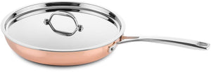 Sartén DUCQ de cobre con tapa ø 26 cm - sin revestimiento antiadherente