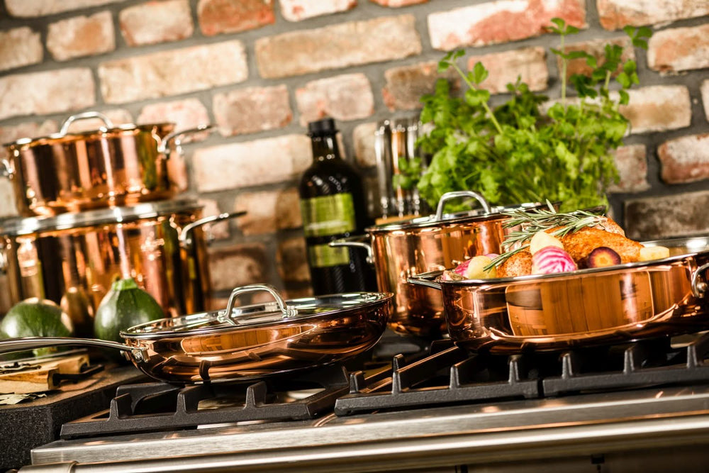 DUCQ Frying pan - Copper - ø 26 cm - without non-stick coating
