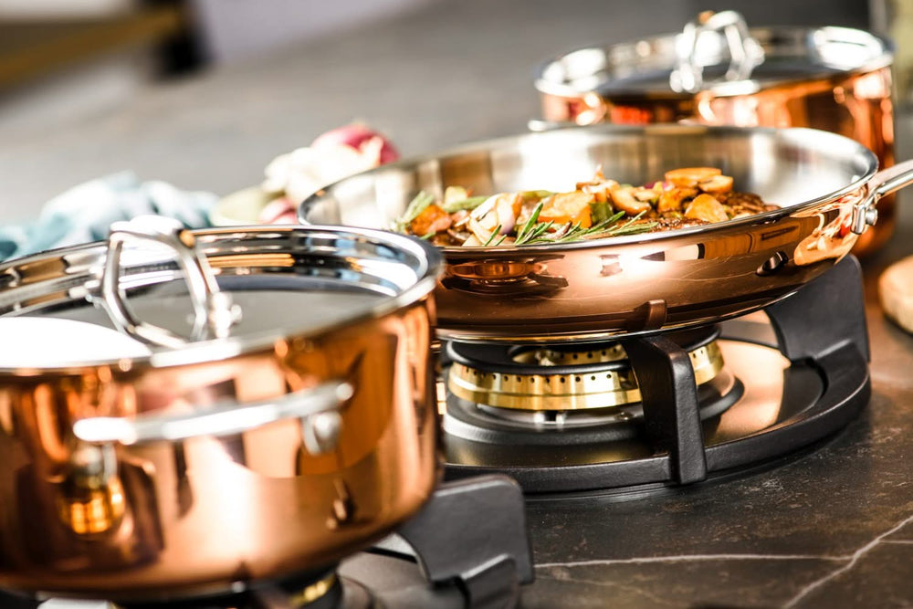 DUCQ Frying pan - Copper - ø 26 cm - without non-stick coating