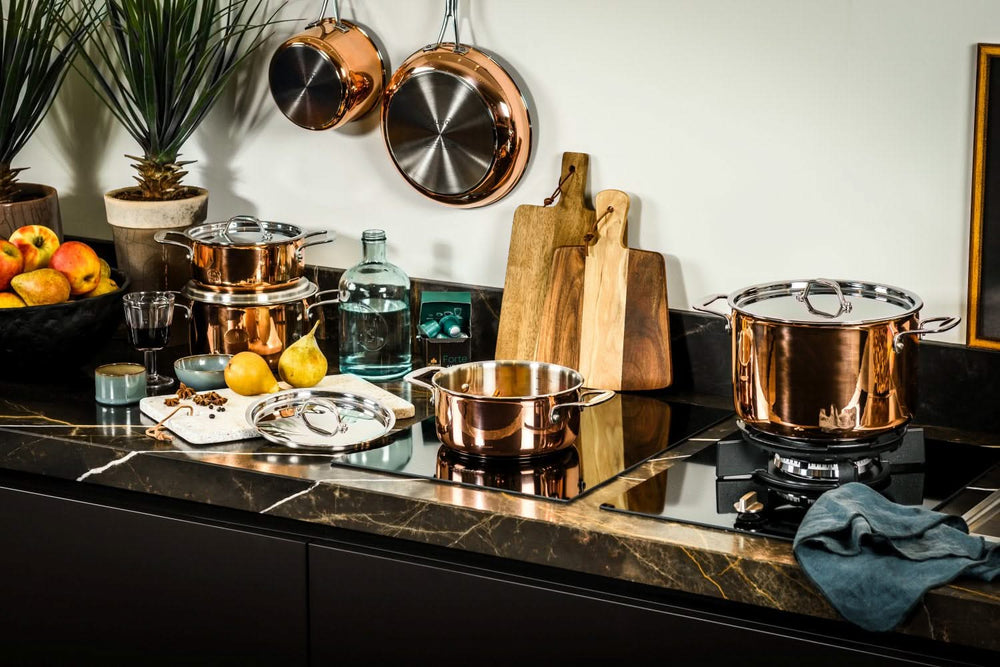DUCQ Frying pan - Copper - ø 26 cm - without non-stick coating