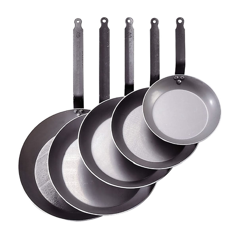 Sartén De Buyer Lyonnaise Carbon Plus - Acero laminado - ø 24 cm - sin recubrimiento antiadherente