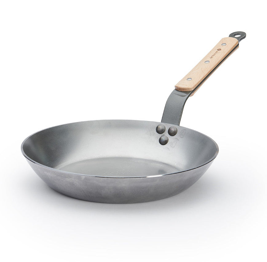 De Buyer Frying Pan Mineral B Wood - ø 26 cm - without non-stick coating