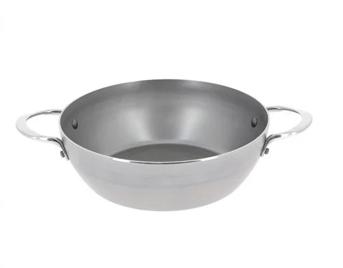 De Buyer sauté pan - Sauteuse - with 2 handles - Mineral B - ø 28 cm / 4 liters - without non-stick coating