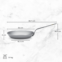 De Buyer Frying pan Mineral B Element - ø 26 cm - without non-stick coating