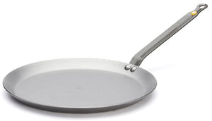 Sartén para panqueques / crepes De Buyer Carbon Plus - Acero laminado - ø 24 cm - sin recubrimiento antiadherente