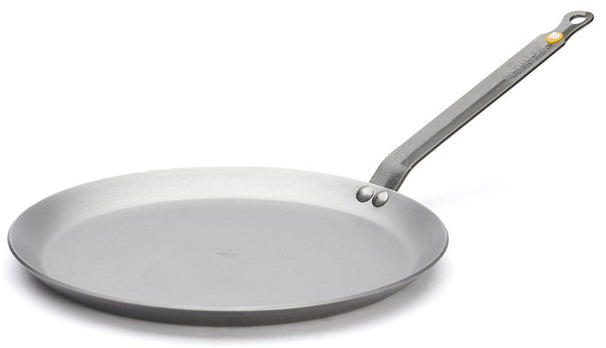 Sartén para panqueques / crepes De Buyer Carbon Plus - Acero laminado - ø 24 cm - sin recubrimiento antiadherente
