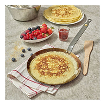 De Buyer Pancake pan / Crepe pan Carbon Plus - Sheet steel - ø 24 cm - without non-stick coating
