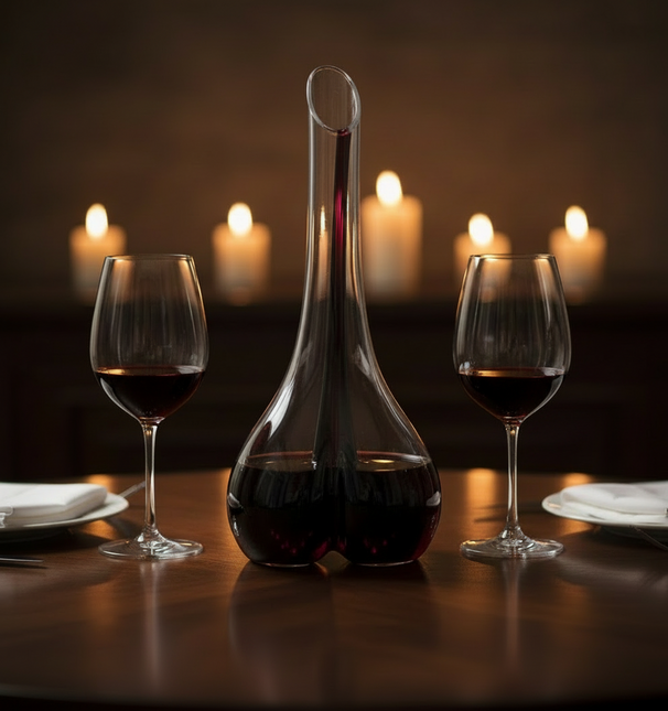 Decantador Riedel Black Tie Smile - Hecho a mano - 750 ml