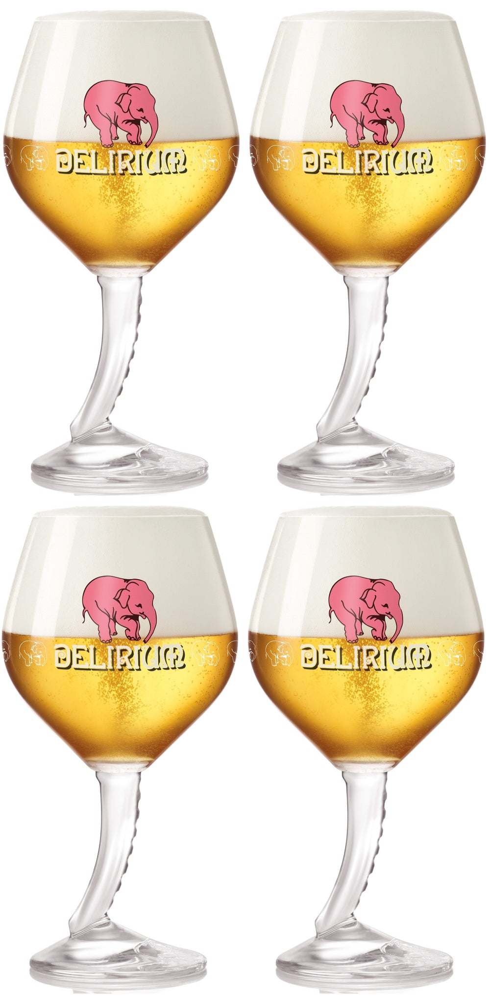 Delirium Beer glasses on Foot - 330 ml - 4 pieces