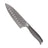 Diamant Sabatier Koksmes Riyouri 15 cm met RVS heft, vrijstaand op witte achtergrond
