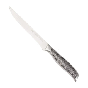 Diamant Sabatier Uitbeenmes Riyouri 15 cm met RVS heft, vrijstaand op witte achtergrond
