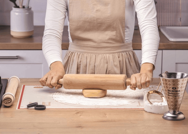 Dr. Oetker Rodillo para Masa de Madera de Haya - 42 cm