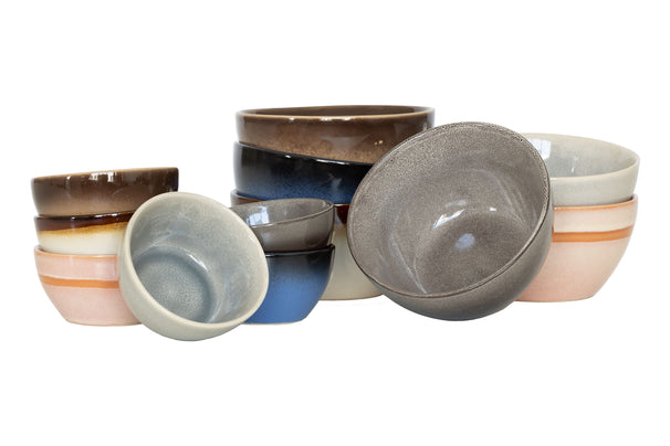 Studio Tavola Tapas Set Earth (large & small bowls) - 12 pieces