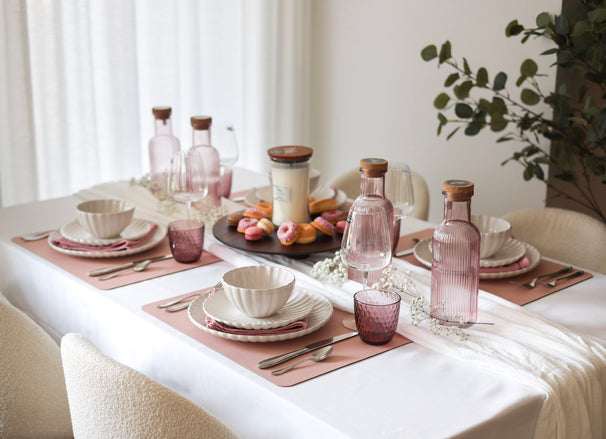 Vasos de agua Bormioli Rocco Slot - Rosa - 290 ml - 6 piezas