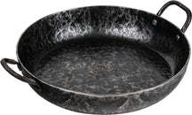 Forged Frying pan carbon steel with two handles Ø 28 cm – suitable for all heat sources – suitable for BBQ 