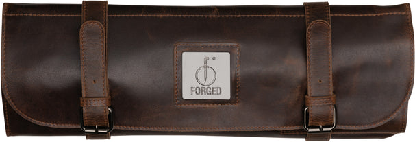 Funda protectora para cuchillos Forged - Para 8 cuchillos - 100% cuero de vacuno pull-up