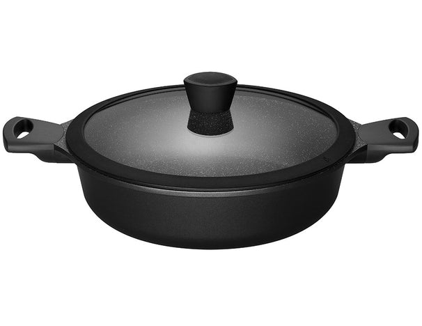 Sola Sartén para saltear con tapa Fair Cooking ø 28 cm - revestimiento antiadherente estándar