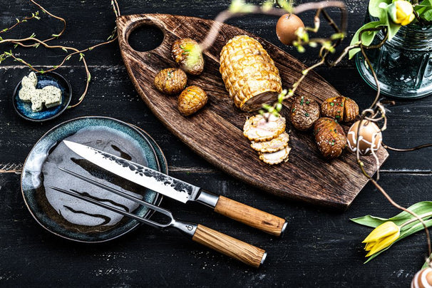 Tenedor para trinchar / Tenedor para carne Forged Olive