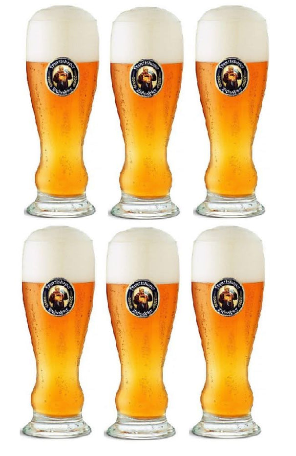Vasos de cerveza Franziskaner Weizen 330 ml - 6 unidades