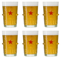 Heineken Beer glasses Silver - 250 ml - 6 pieces
