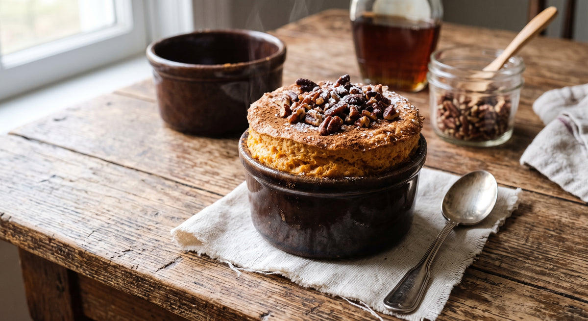 Light, warm and surprisingly simple without a trace of gluten.