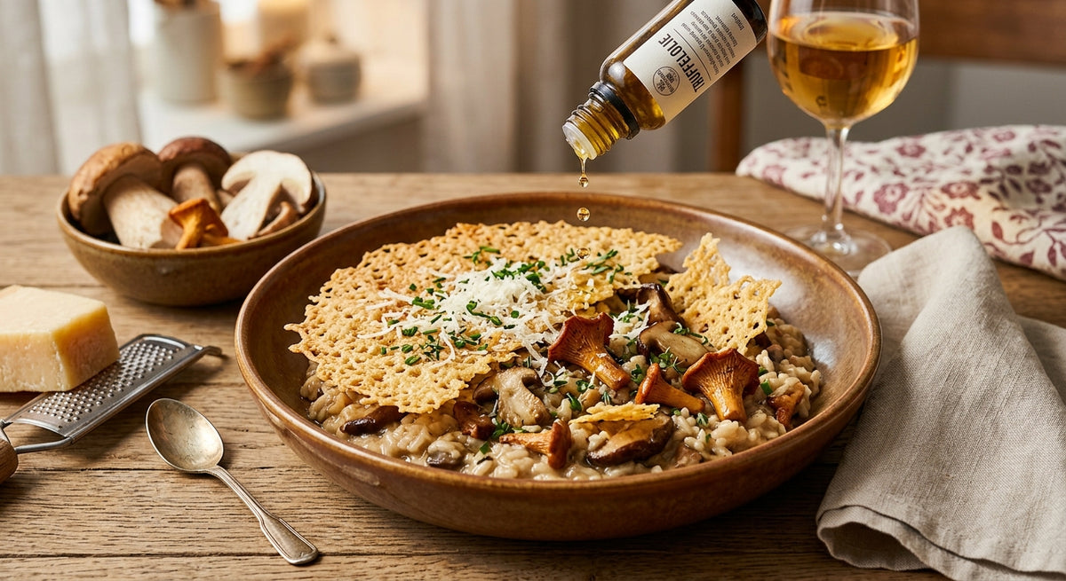 Cozy flavors with a crispy Parmesan crust.