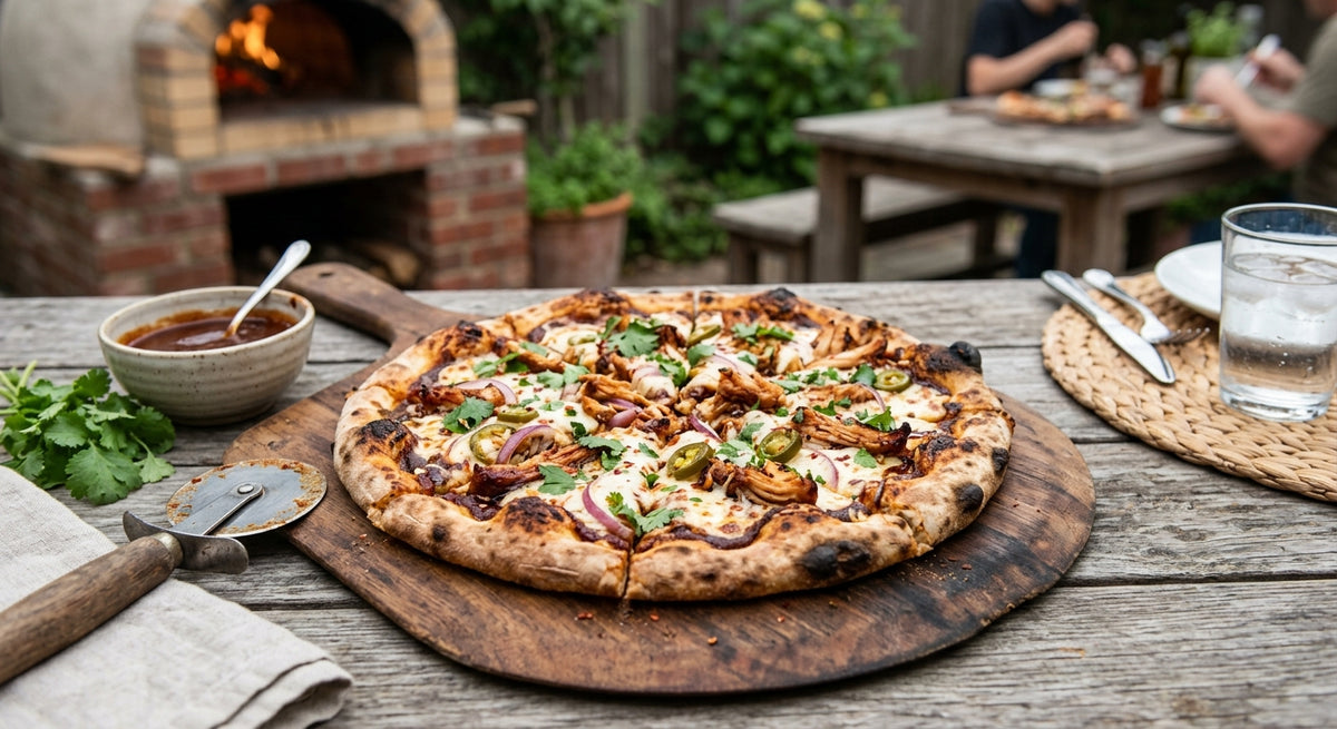 Crispy base, melted cheese and a lightly smoky flavour straight from your backyard.