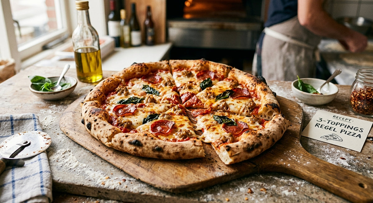 Less is more: the best pizza you'll ever make has just three toppings.