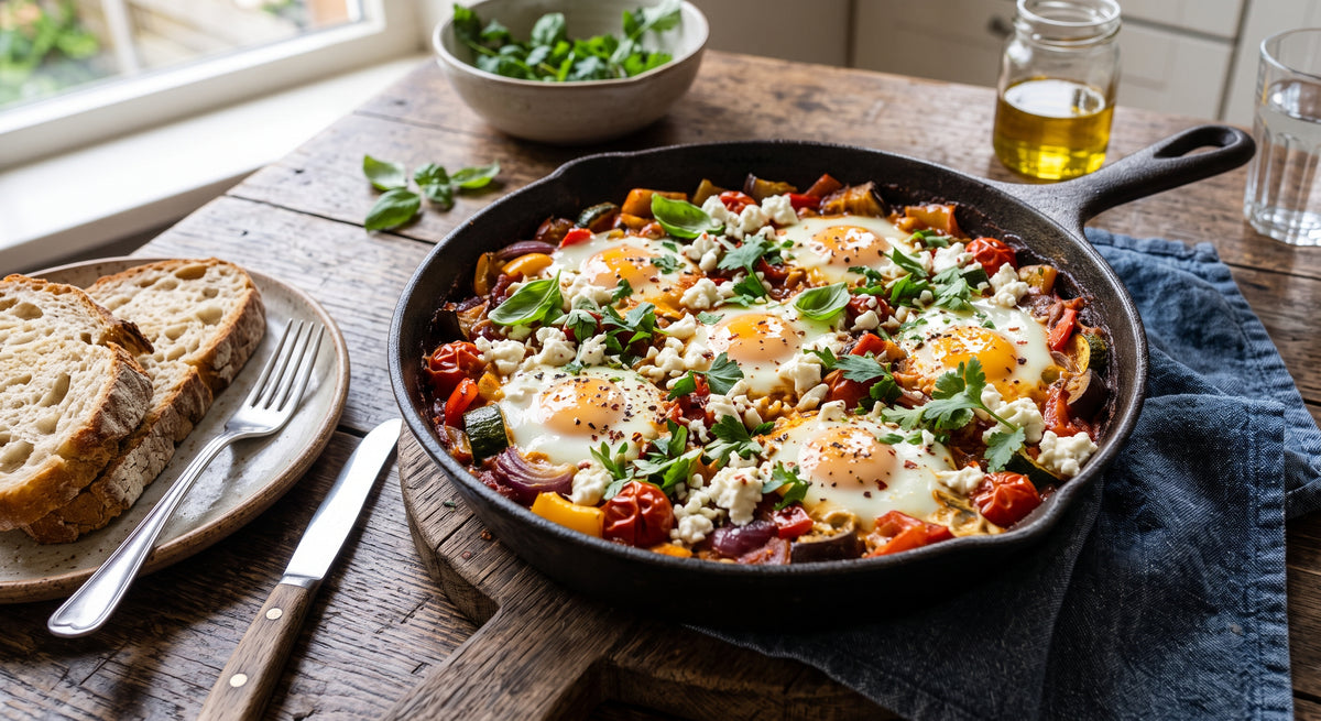 A hearty, colorful pan full of flavor for any day of the week.