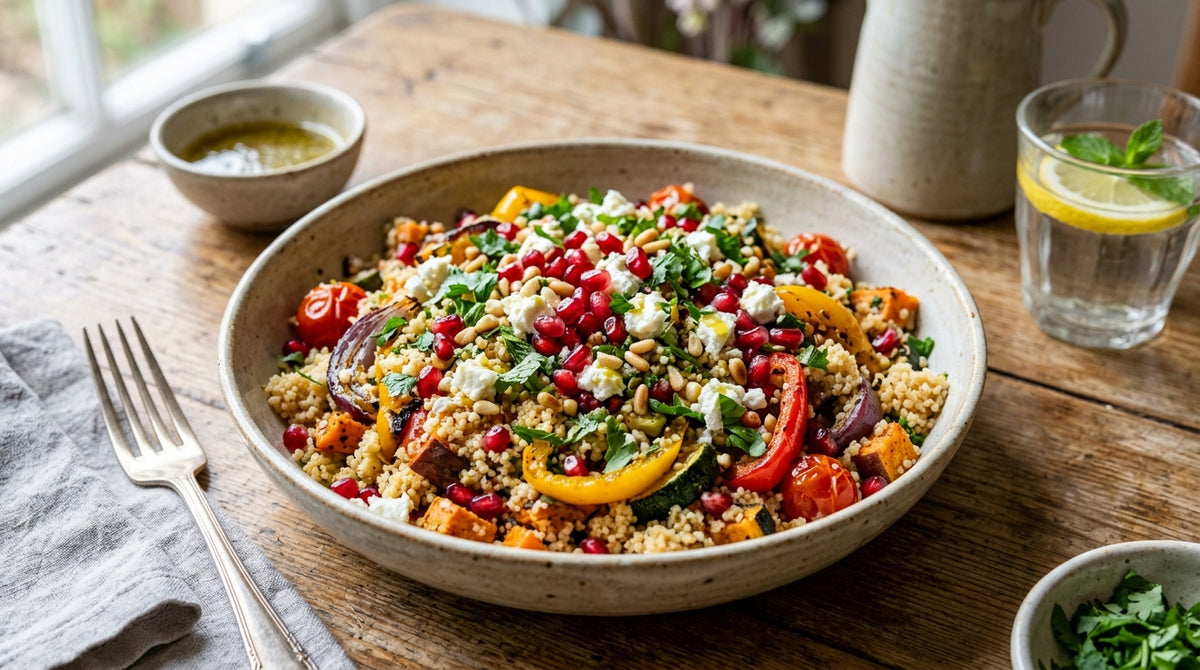 A colorful salad that makes an impression without keeping you in the kitchen for hours.