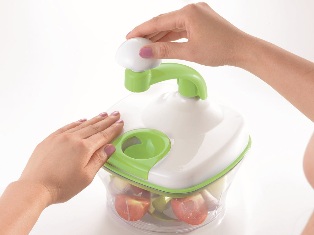 Ghidini Robot de cocina multifuncional - Manual - Picadora, batidora y centrifugadora de ensaladas