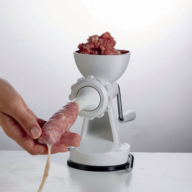 Assembling the meat grinder