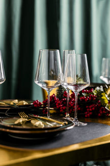 Leonardo Wine Glass Set (Red Wine Glasses + White Wine Glasses) Puccini - 12 piece set