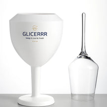 GLICERRR Wine glass cooler and holder set + glass - 4 pieces