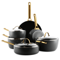 GreenPan Cookware Set Padova Reserve Black 6-piece - Ceramic non-stick coating