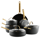 GreenPan Cookware Set Padova Reserve Black 6-piece - Ceramic non-stick coating