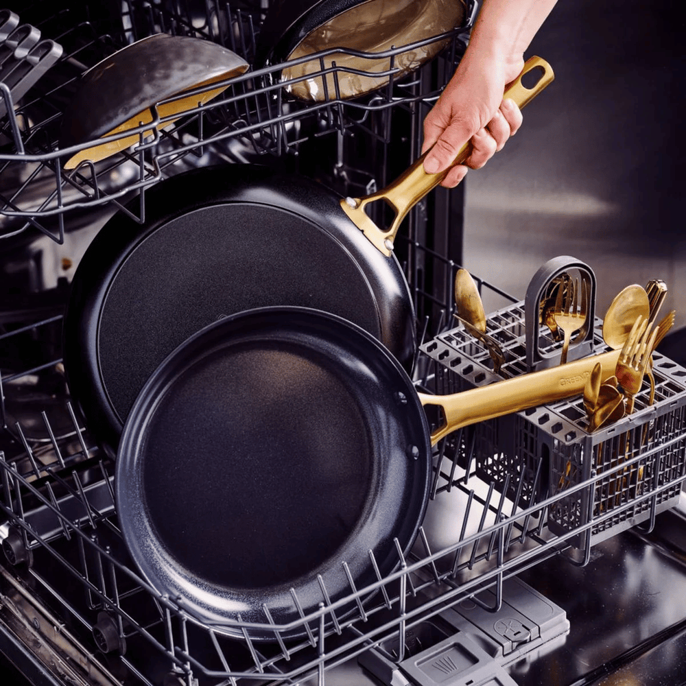 GreenPan Cookware Set Padova Reserve Black 6-piece - Ceramic non-stick coating