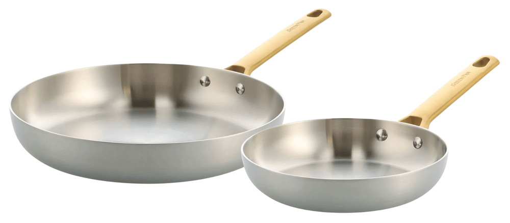GreenPan Frying Pan Set Padova Reserve 2-piece - Triply Stainless steel - Frying pan  ø 20 & 28 cm